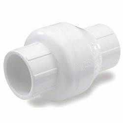 PVC Swing Check Valves - White - Slip x Slip - Play It Koi