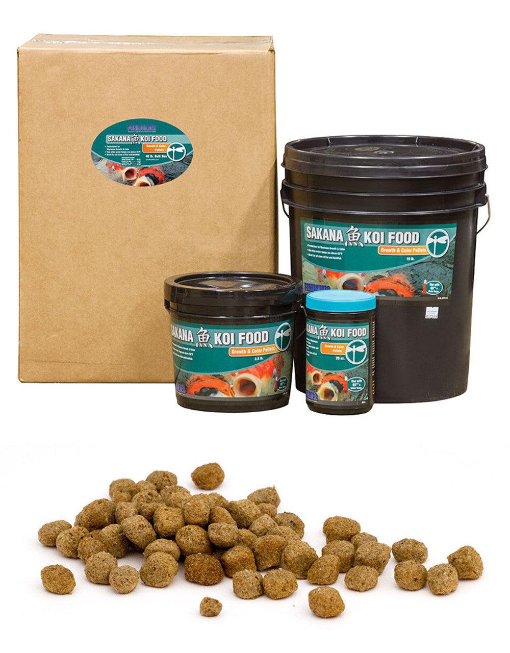 Sakana Koi Food Growth & Color Pellets - Play It Koi