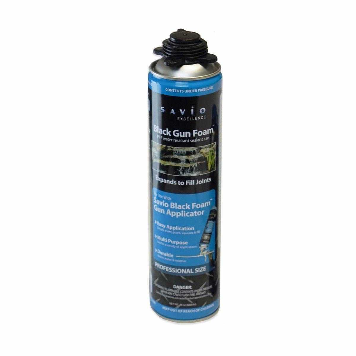 Savio Professional Black Waterfall Foam, Foam Gun Applicator and Foam Gun Cleaner - Play It Koi