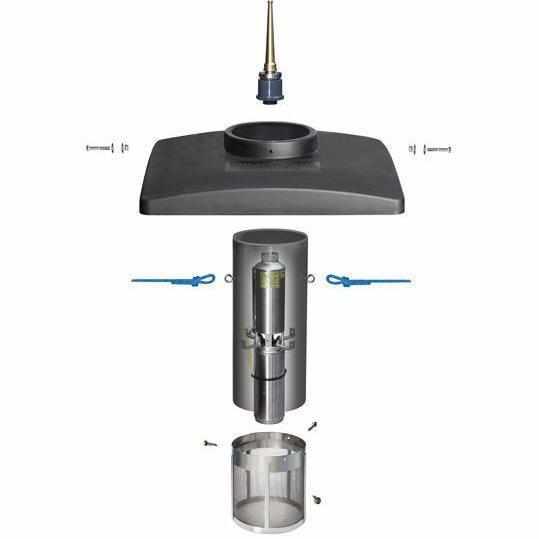 Scott Aerator Clover Lake Fountain 1 HP 230 V - Play It Koi