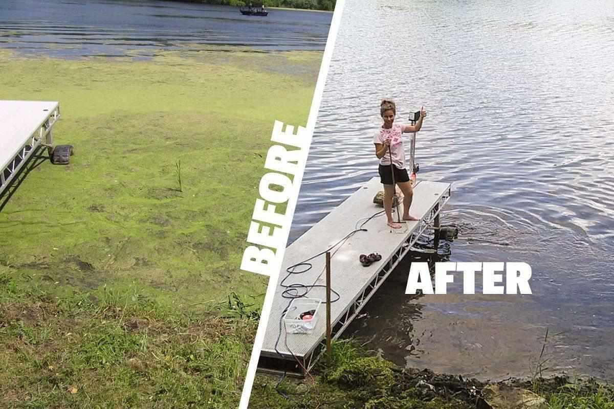 Scott Aerator Dock Mount AquaSweep - Play It Koi