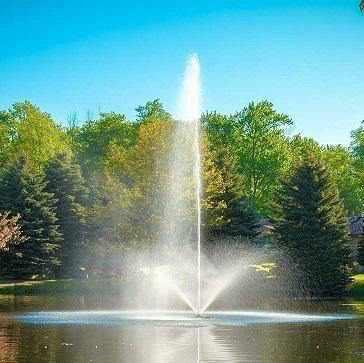 Scott Aerator Skyward Lake Fountains - Play It Koi