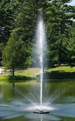 Scott Aerator Skyward Lake Fountains - Play It Koi