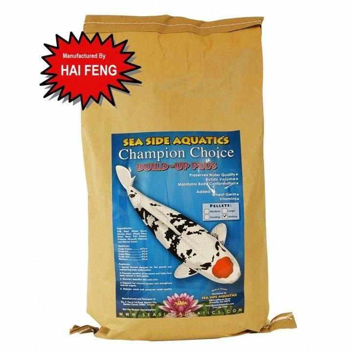 Sea Side Aquatics Champion Koi Food - Build Up Plus - Play It Koi