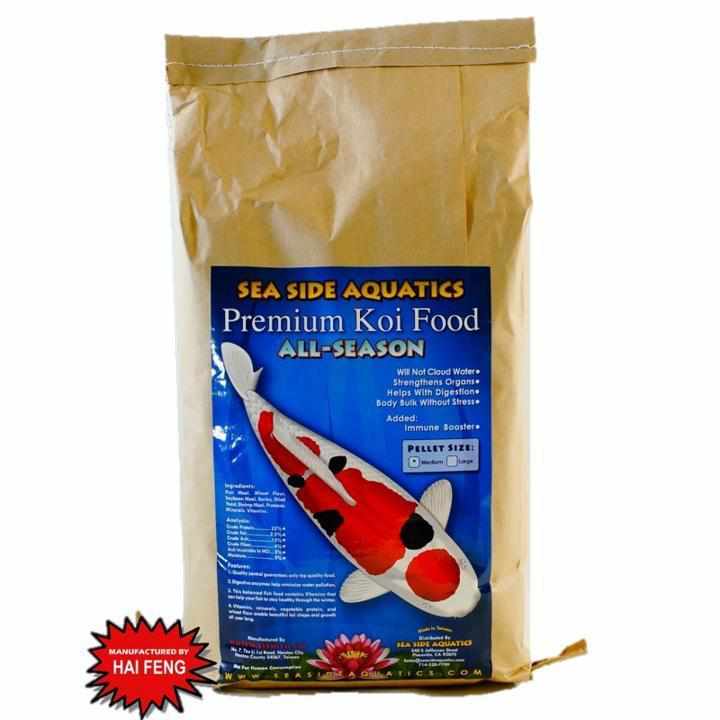 Sea Side Aquatics Premium Koi Food - All Season - Play It Koi