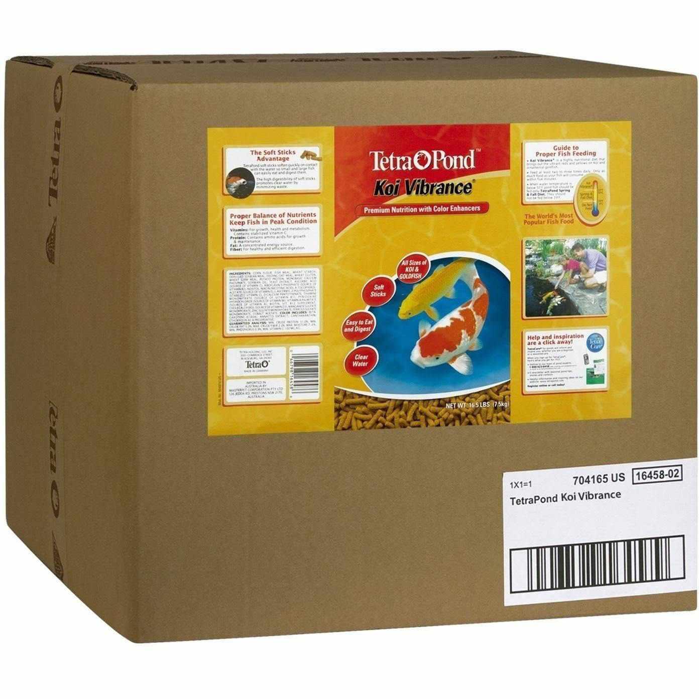 TetraPond Koi Vibrance Floating Fish Food - Play It Koi