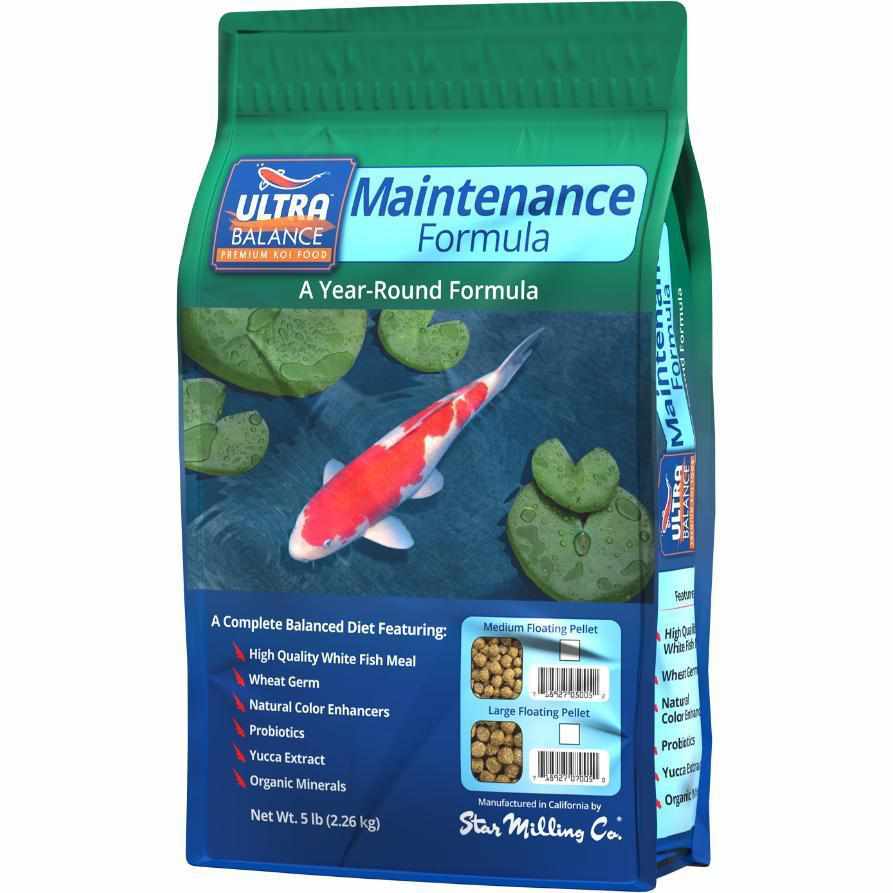 Ultra Balance Wheat-Germ Koi Maintenance Diet - Medium Pellet - Play It Koi