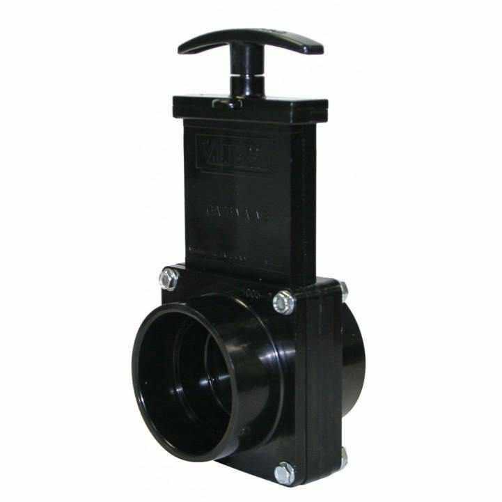 Valterra PVC Gate Valve - 2" Slip x Slip - Play It Koi