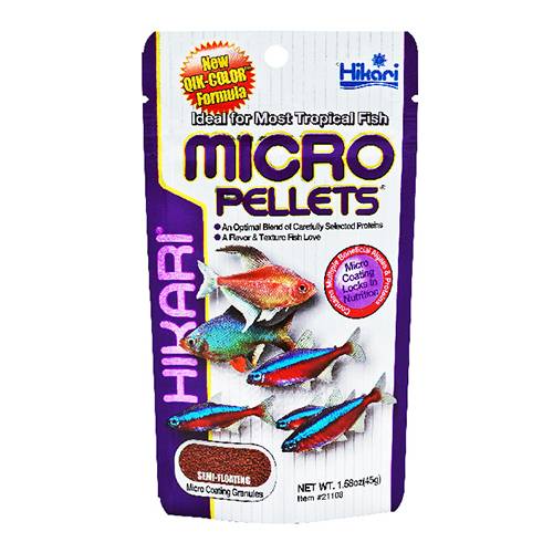 Hikari Tropical Micro Pellets 1.58 Ounces - Hikari Tropical Micro Pellets, 1.58 Ounces