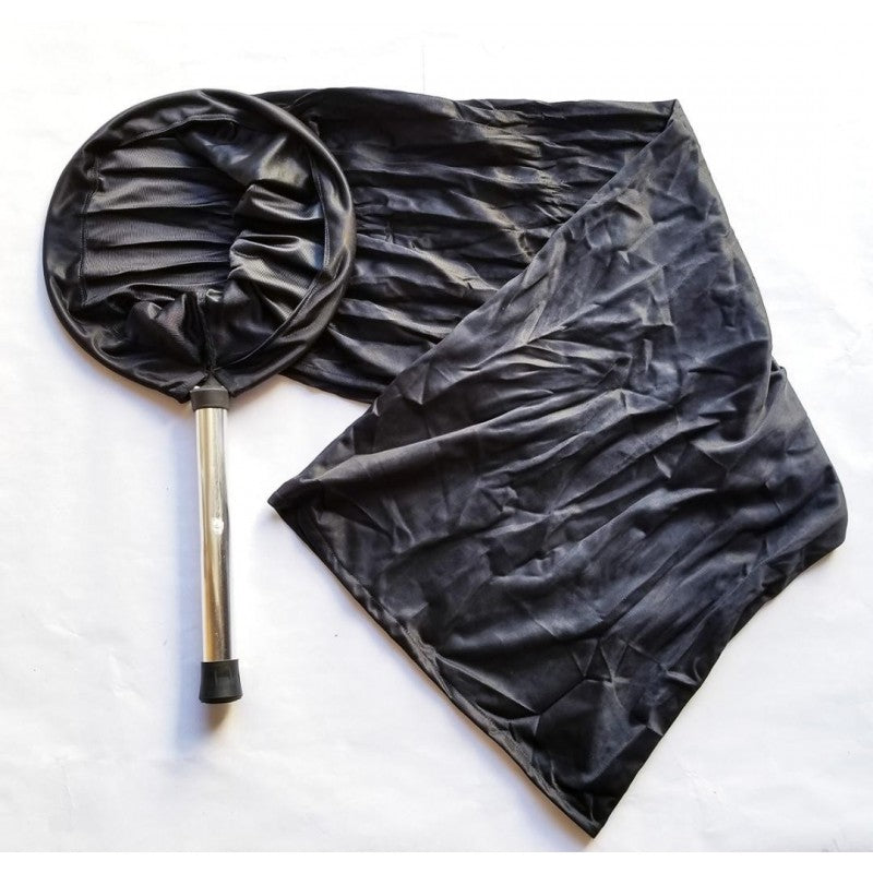 Koi Sock Net w/ Aluminum Handle 12" Diameter BLACK COLOR ( NOT HOLD WATER )