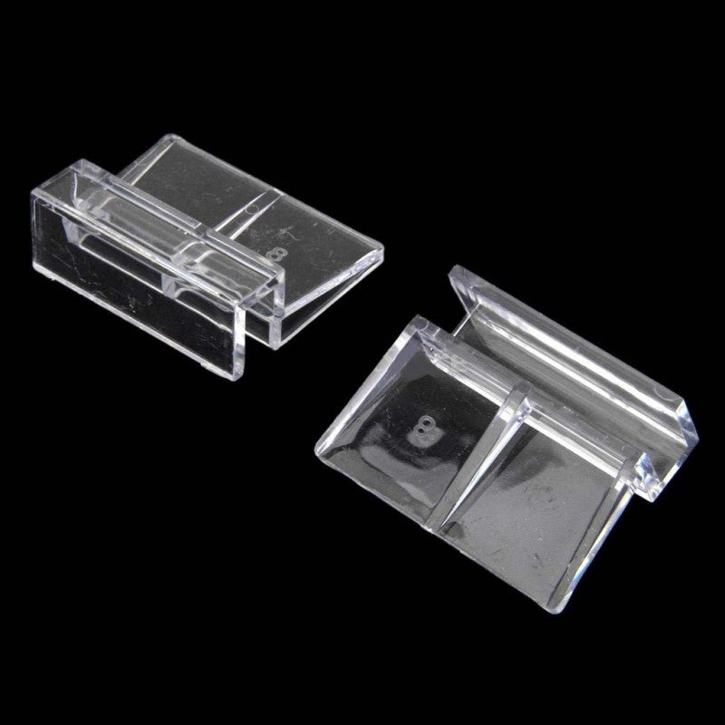Aquarium Plastic Clips 2pcs Fit 3/8"