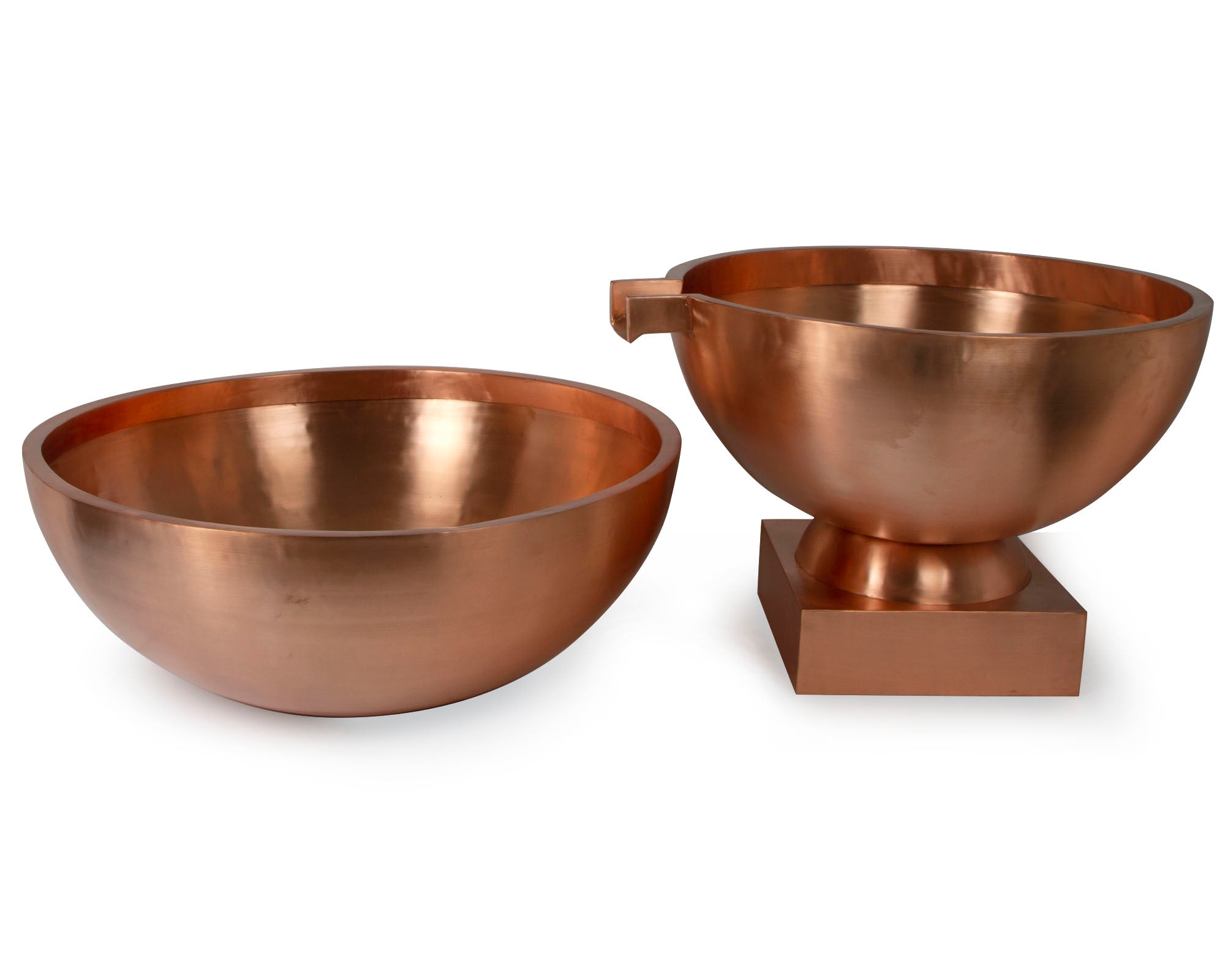 Atlantic 16 Copper Bowl Pedestal — product view