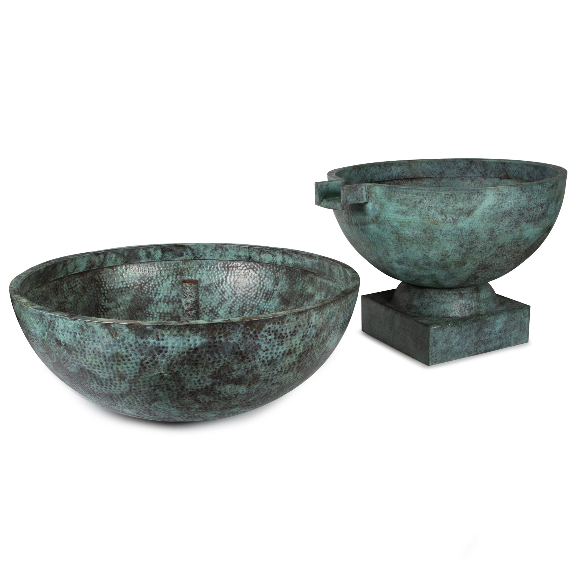 Atlantic Hammered Brass Bowls — product view