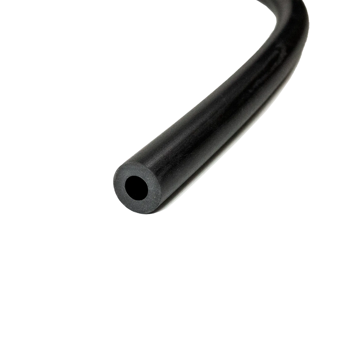 End view of 1/2 inch weighted aeration hose