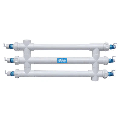 120 Watt 2" White 3-Lamp - Aqua Ultraviolet Ozone Series UV+Ozone Sterilizer