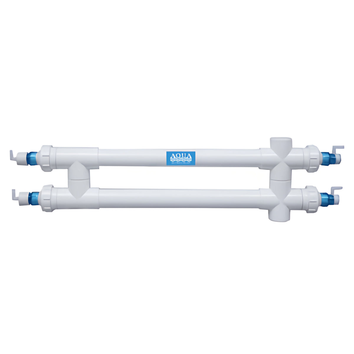 80 Watt 2" White 2-Lamp - Aqua Ultraviolet Ozone Series UV+Ozone Sterilizer