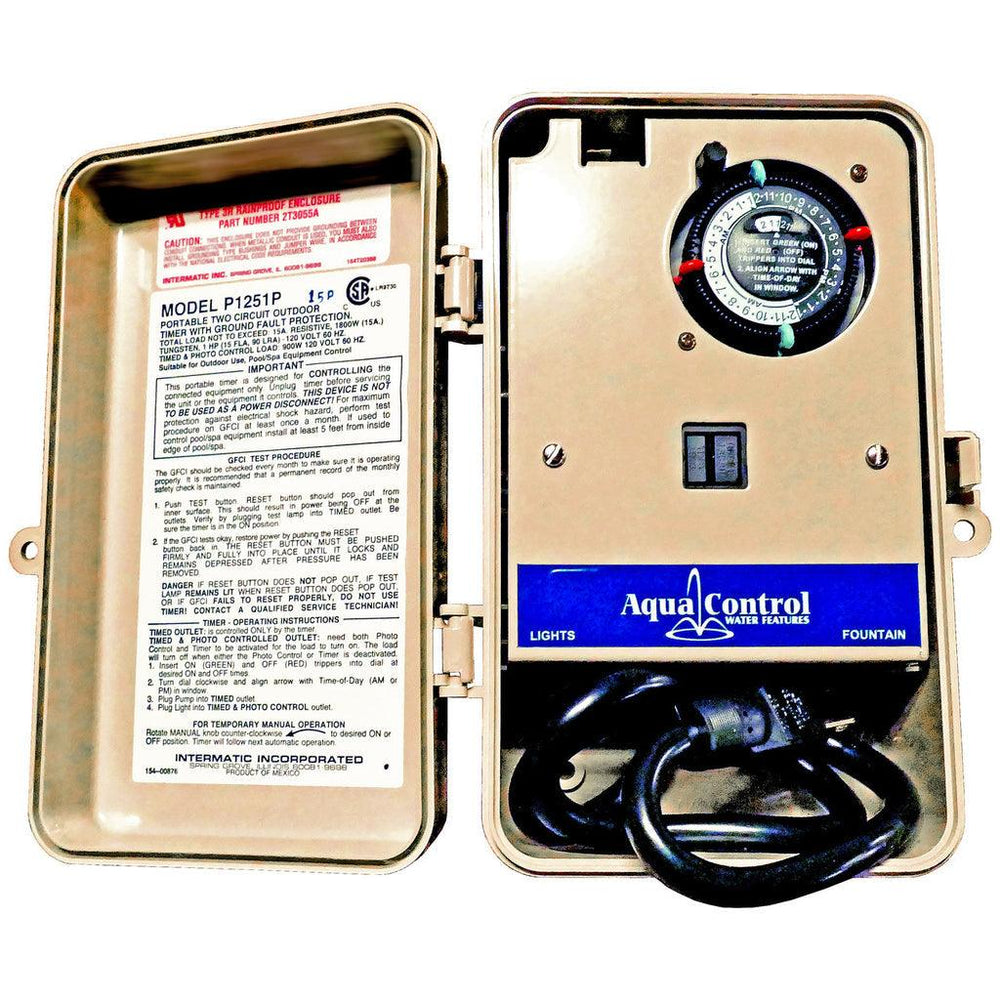 Anjon Computer Anjon Pump & Lighting Control Box w/ Timer & Photocell