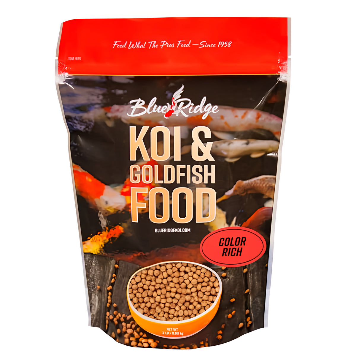Blue Ridge Color Rich Formula Koi & Goldfish Food - Play It Koi