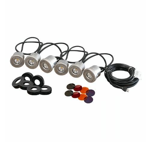 Kasco Stainless Steel LED 6-Light Kits for J Series and VFX Series Fountains - Play It Koi