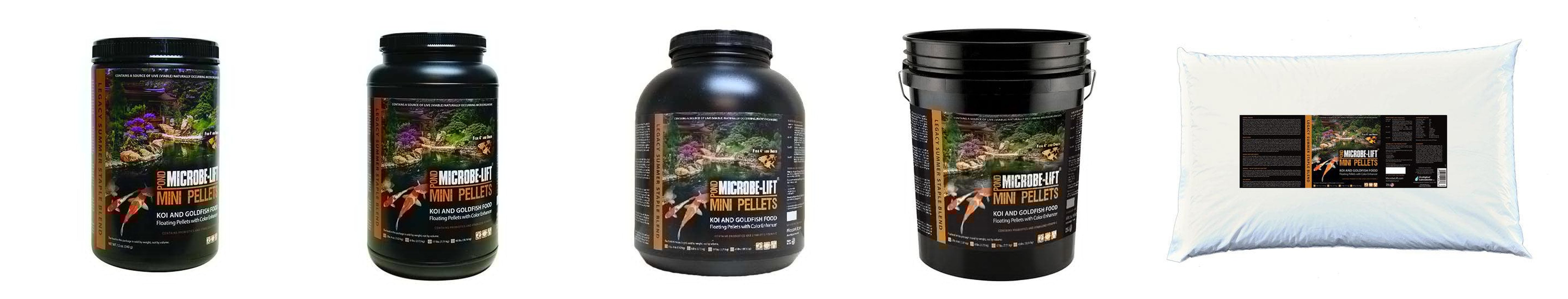 Microbe-Lift Mini Pellets - Floating Koi and Goldfish Food - All Sizes