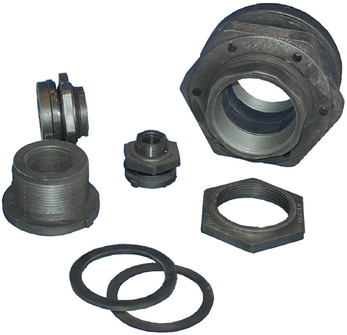 Teton bulkhead fittings family shot from 2026 Teton catalog page 22