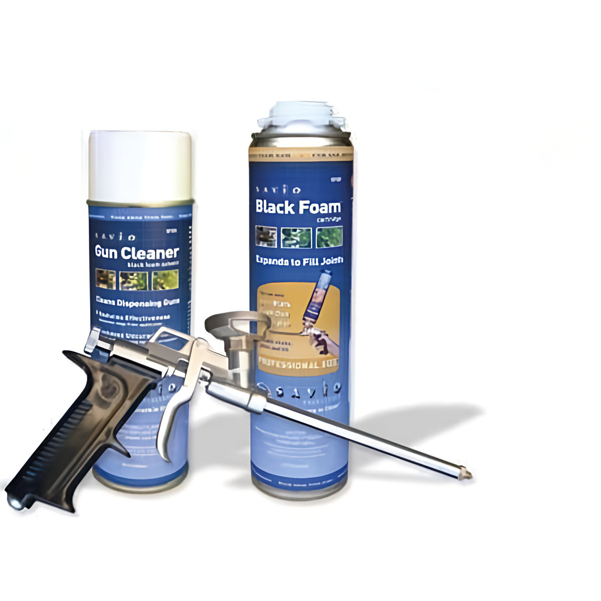 Savio Professional Black Waterfall Foam, Foam Gun Applicator and Foam Gun Cleaner - Play It Koi