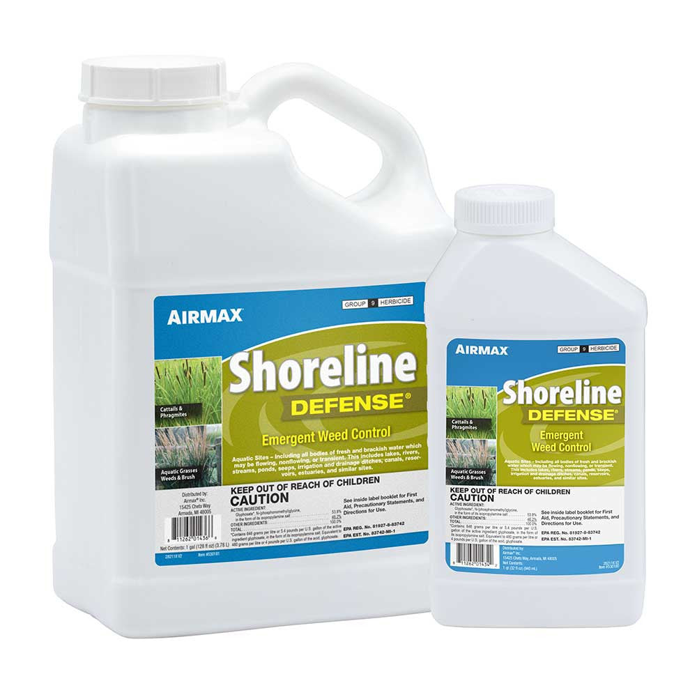 Herbicida acuático Airmax Pond Logic Shoreline Defense