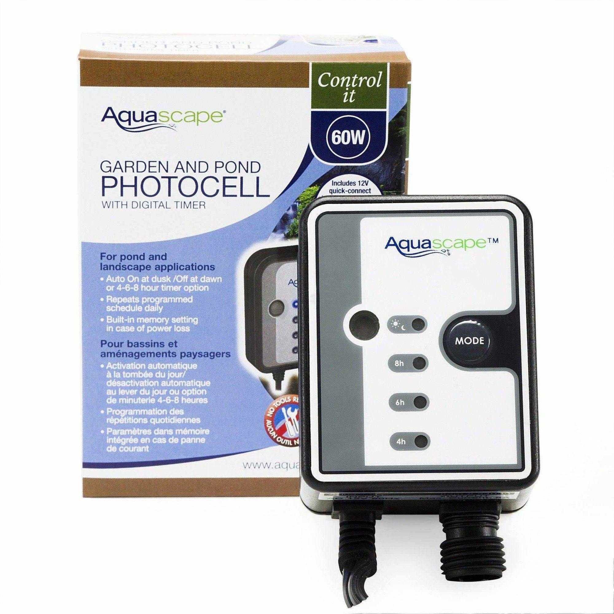 Aquascape 60W Photocell with Digital Timer - Play It Koi