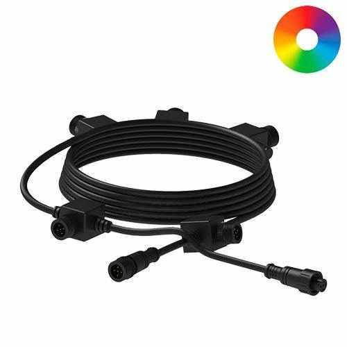 Aquascape Aquacape 25' 5-Outlet Color-Changing Lighting Extension Cable - Play It Koi