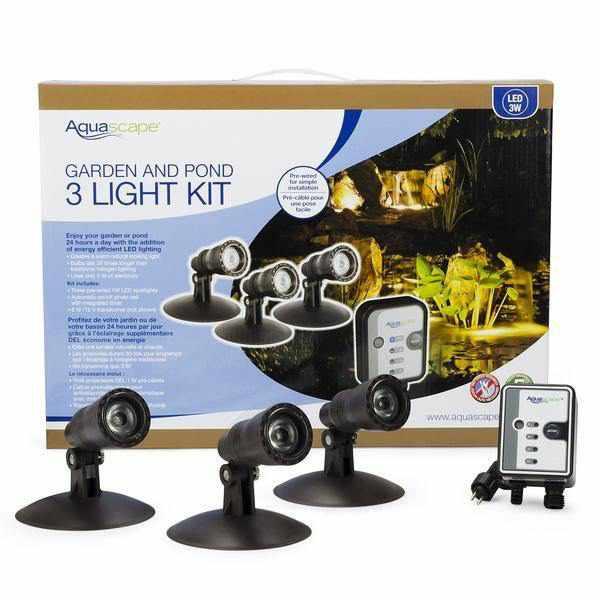 Aquascape LED Garden and Pond 3 Light Kit - Play It Koi