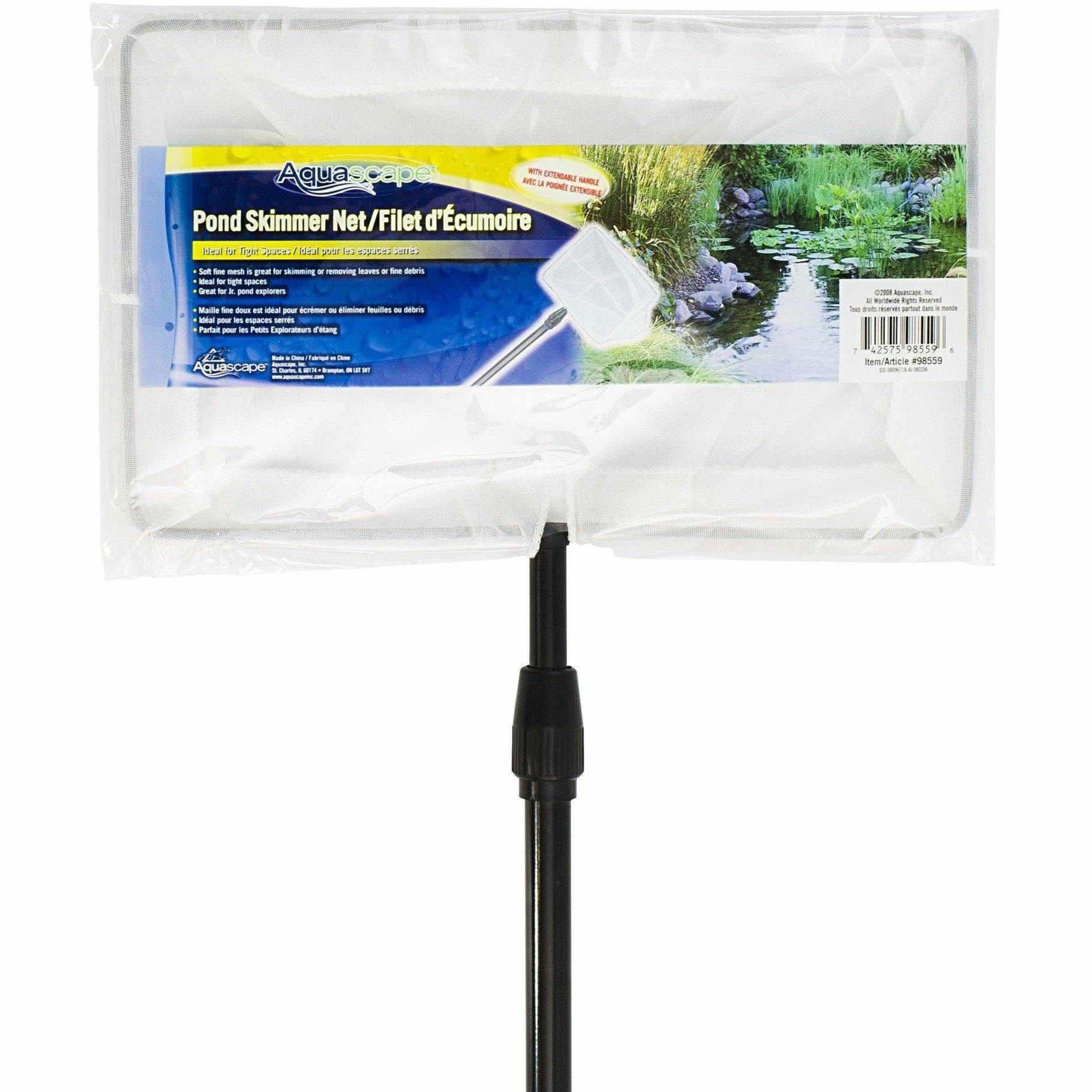 Aquascape Pond Skimmer Net with Extendable Handle - Small - Play It Koi