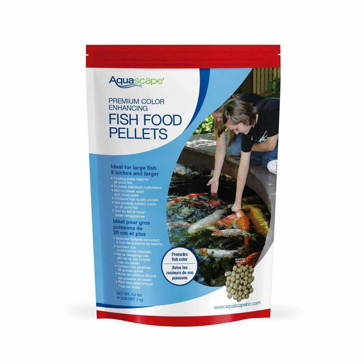 Aquascape Premium Color Enhancing Koi Food - Large Pellet - Play It Koi
