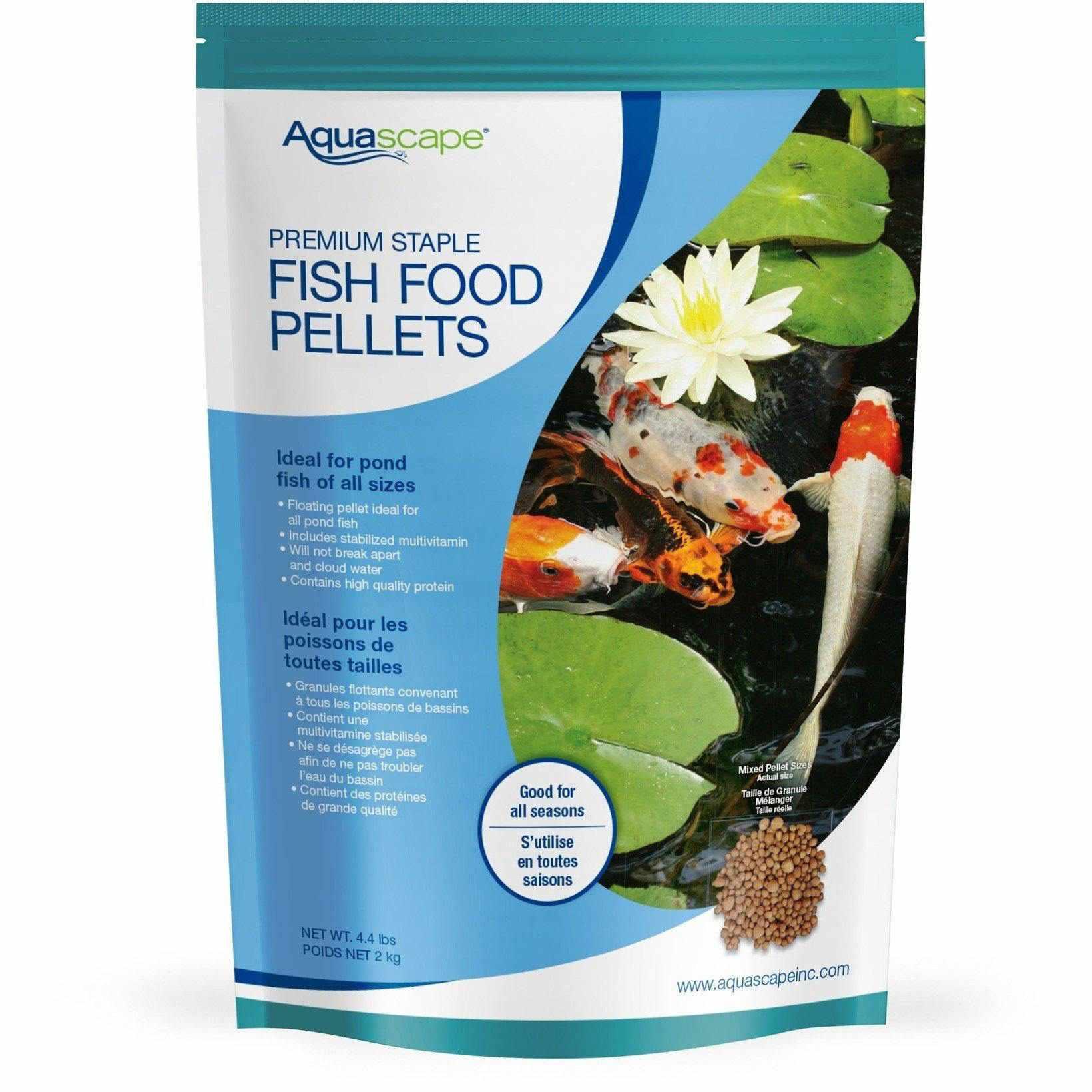 Aquascape Premium Staple Fish Food Pellets - Mixed Pellets - Play It Koi