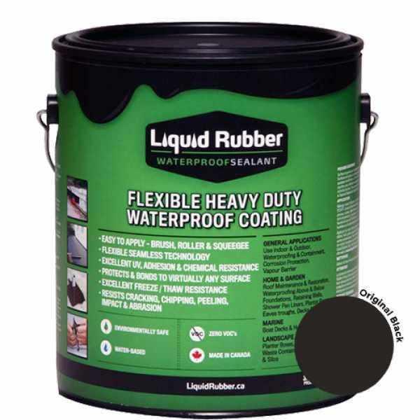 Black liquid Rubber Coating Waterproof Sealant for Ponds - Play It Koi