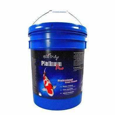 cold plat for a fish box Blue Ridge Platinum Pro Koi Food 14 lbs