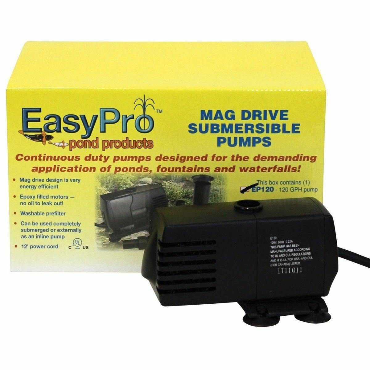 EasyPro Submersible Mag Drive Pond & Fountain Pumps - Play It Koi