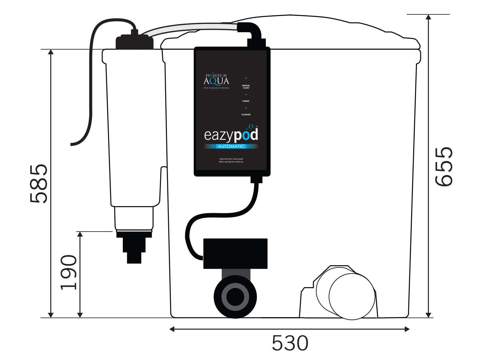 Evolution Aqua Eazypod Automatic Self-Cleaning Filters - Play It Koi