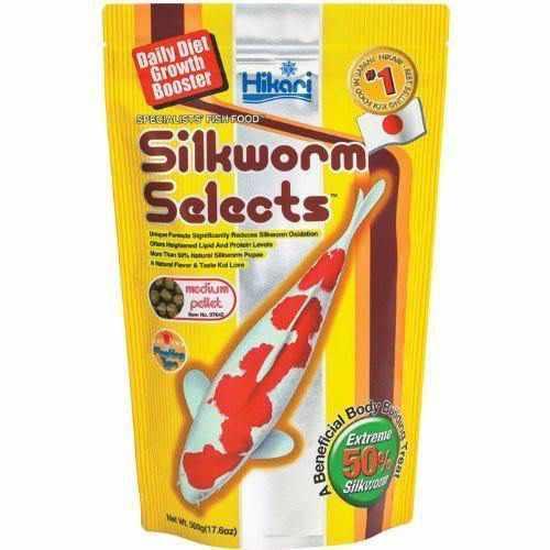 Hikari Silkworm Selects - Medium Pellet 17.6 oz - Play It Koi