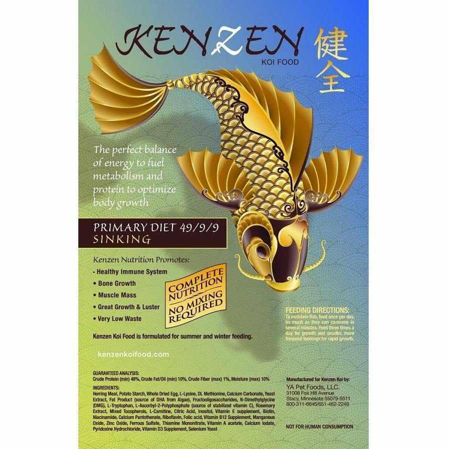 Kenzen Primary Sinking Koi Food 7mm - Play It Koi