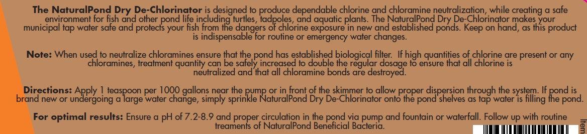 NaturalPond Dry De-Chlorinator - Play It Koi