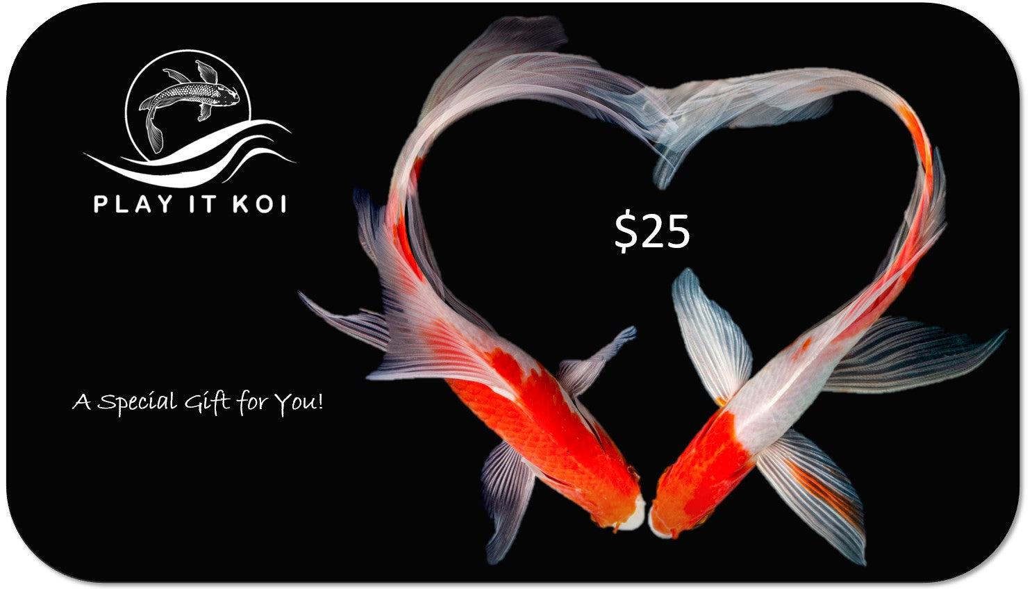 Play It Koi Valentines Day Gift Card - Play It Koi