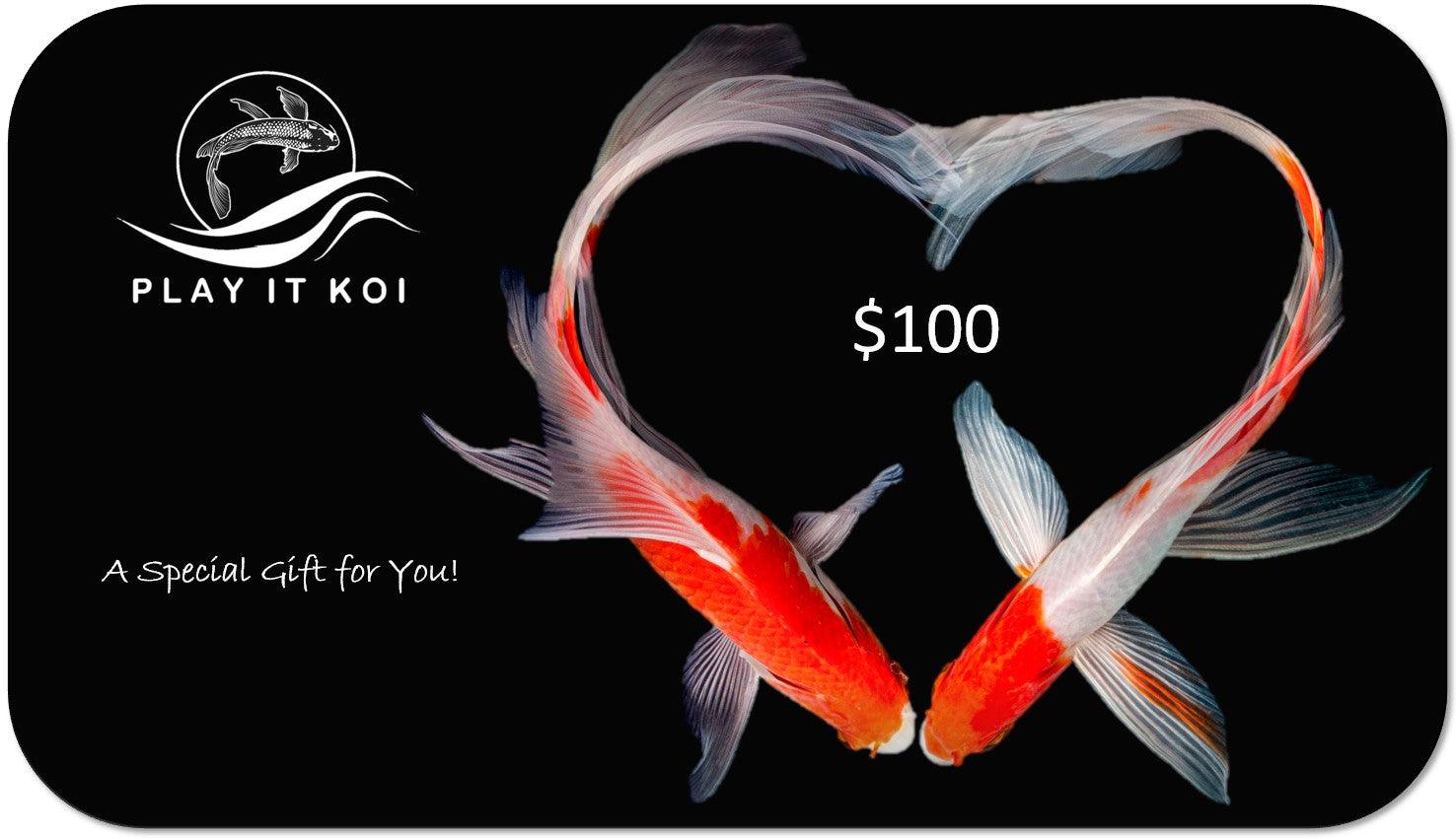 Play It Koi Valentines Day Gift Card - Play It Koi