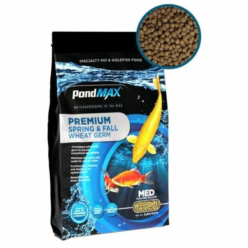 PondMax Premium Spring & Fall Wheat Germ Fish Food - Play It Koi