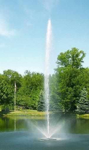 Scott Aerator Skyward Lake Fountains - Play It Koi