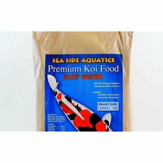 Sea Side Aquatics Premium Koi Food - Fast Color - Play It Koi