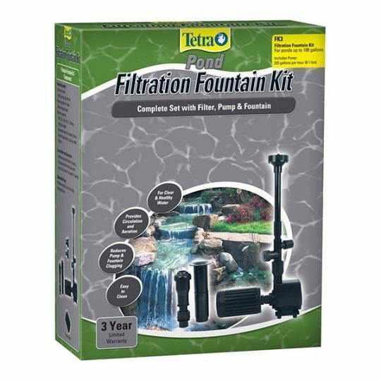 TetraPond Filtration Fountain Kits - Play It Koi